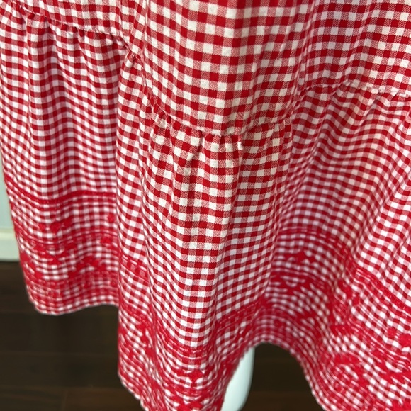 Old Navy red/white checkered sundress, size L - Picture 6 of 8